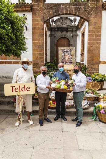 Telde, en la atípica ofrenda del Pino de este año/TA.